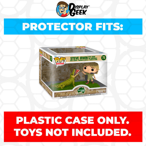 Pop Protector for Steve Irwin with Agro the Crocodile #75 Funko Pop Moment - for just $14.99! 