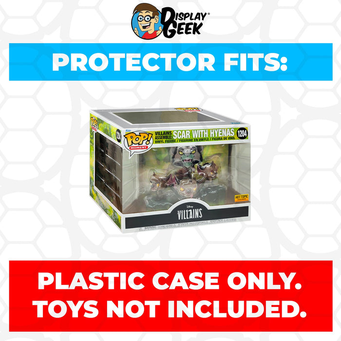 Pop Protector for Villains Assemble Scar with Hyenas #1204 Funko Pop Moment - for just $14.99! 