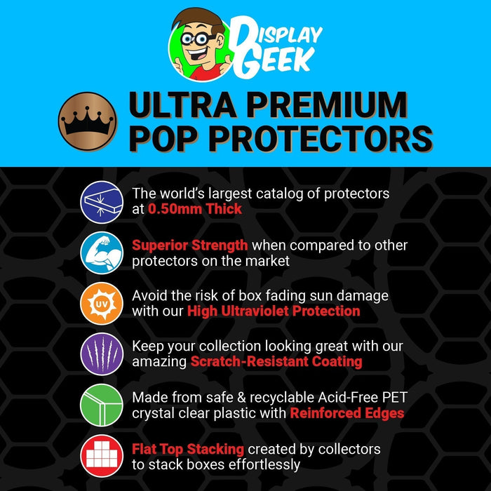 Pop Protector for Funko Pop 4 Pack Boruto, Mitsuki, Sarada & Shinki Flocked Box - for just $15.99! 