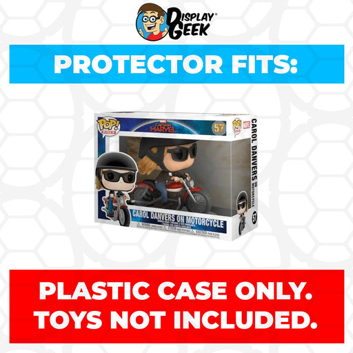 Pop Protector for Carol Danvers on Motorcycle #57 Funko Pop Rides - Just $13.99! Shop now at Retro Gaming of Denver