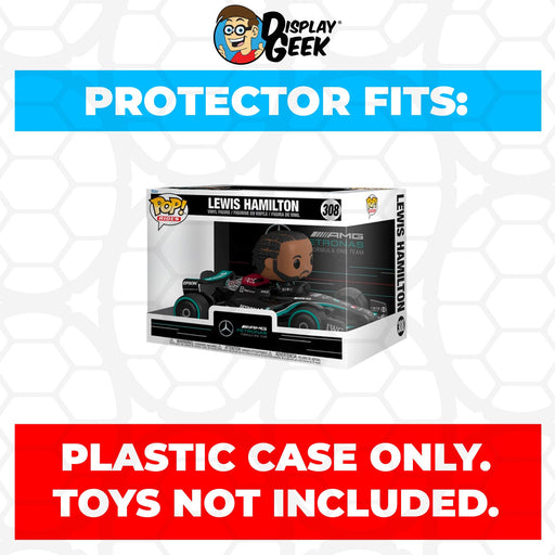 Pop Protector for Formula 1 Lewis Hamilton #308 Funko Pop Rides - for just $14.99! 