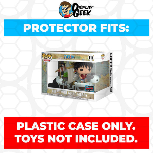Pop Protector for One Piece Luffy with Going Merry NYCC #111 Funko Pop Rides - for just $14.99! 