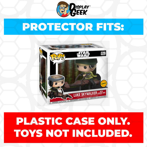 Pop Protector for Luke Skywalker with Speeder Bike Chase #229 Funko Pop Rides - Just $13.99! Shop now at Retro Gaming of Denver