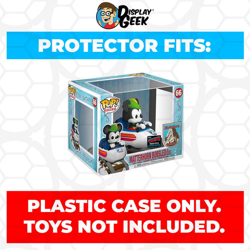 Pop Protector for Matterhorn Bobsled and Mickey Mouse NYCC #66 Funko Pop Rides - Just $14.99! Shop now at Retro Gaming of Denver