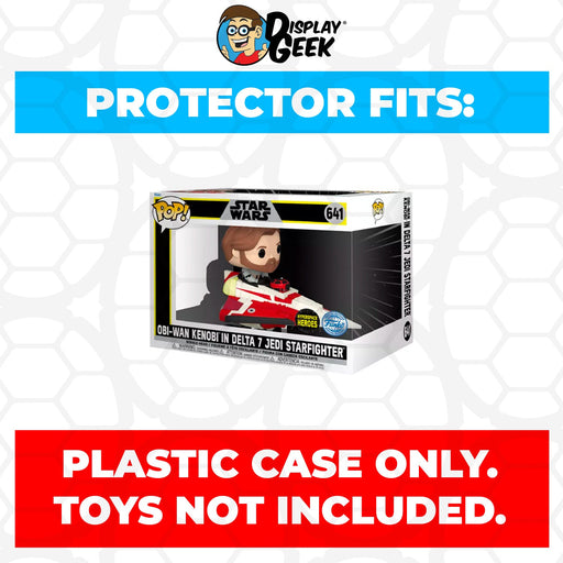 Pop Protector for Obi-Wan Kenobi in Delta 7 Starfighter #641 Funko Pop Rides - Just $13.99! Shop now at Retro Gaming of Denver