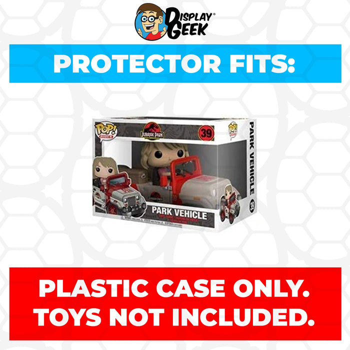 Pop Protector for Jurassic Park Vehicle Jeep #39 Funko Pop Rides - Just $14.99! Shop now at Retro Gaming of Denver