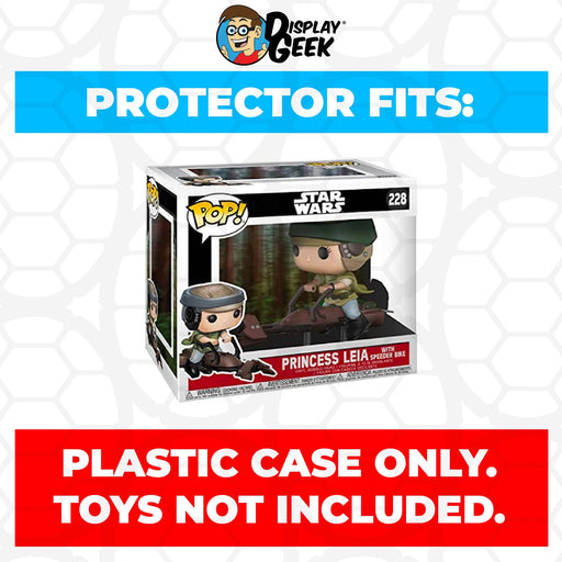 Pop Protector for Princess Leia with Speeder Bike #228 Funko Pop Rides - Just $13.99! Shop now at Retro Gaming of Denver