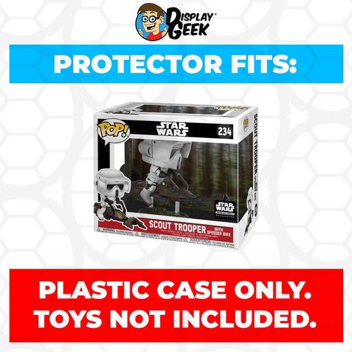 Pop Protector for Scout Trooper with Speeder Bike #234 Funko Pop Rides - Just $13.99! Shop now at Retro Gaming of Denver