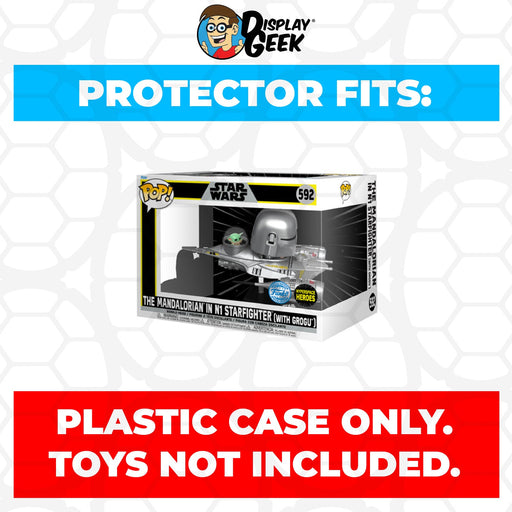 Pop Protector for Mandalorian in N1 Starfighter with R5-D4 #670 Funko Pop Rides - Just $13.99! Shop now at Retro Gaming of Denver