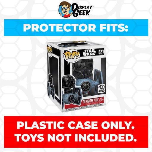 Pop Protector for Tie Fighter Pilot with Tie Fighter #221 Funko Pop Rides - Just $12.99! Shop now at Retro Gaming of Denver