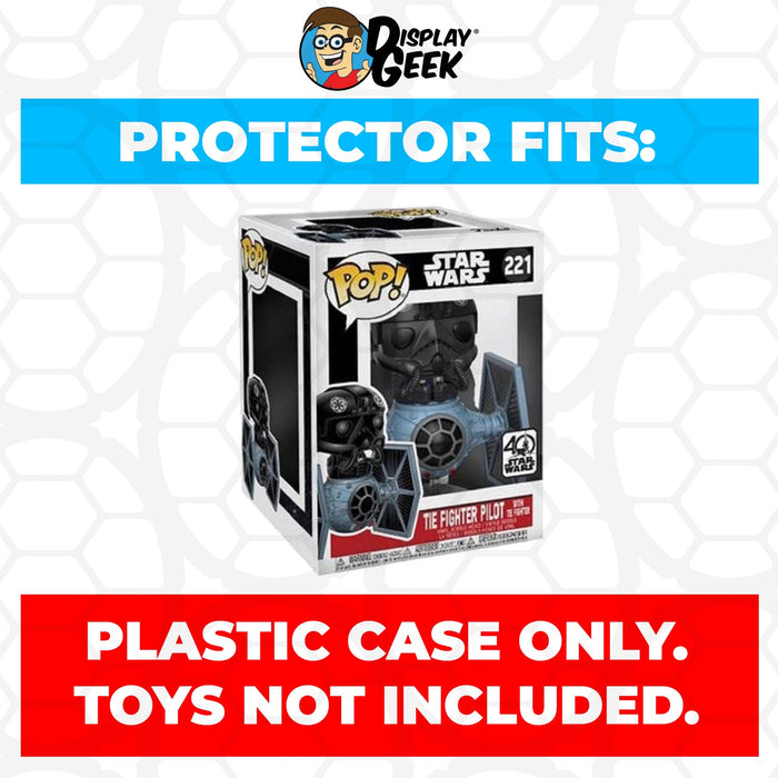 Pop Protector for Tie Fighter Pilot with Tie Fighter #221 Funko Pop Rides - Just $12.99! Shop now at Retro Gaming of Denver