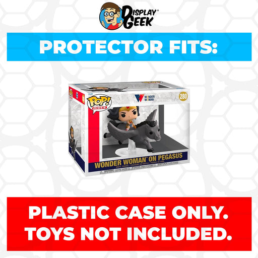 Pop Protector for Wonder Woman on Pegasus #280 Funko Pop Rides Deluxe - Just $13.99! Shop now at Retro Gaming of Denver