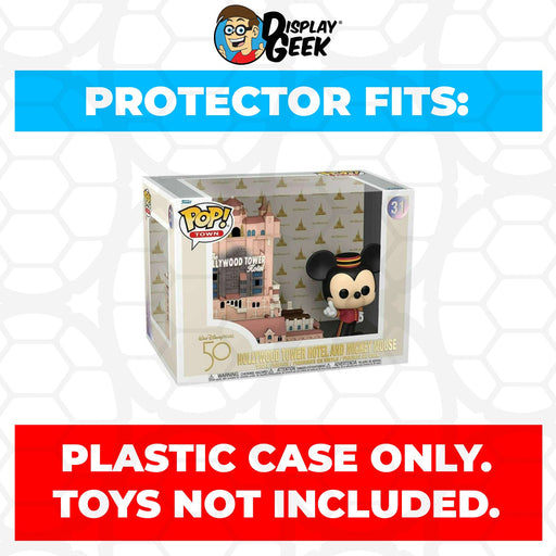 Pop Protector for Hollywood Tower Hotel and Mickey Mouse #31 Funko Pop Town - for just $14.99! 