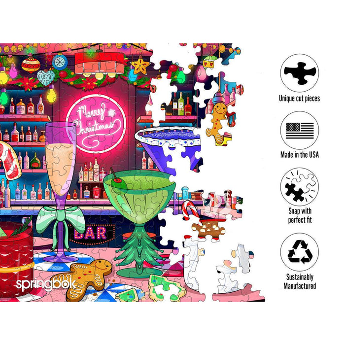 Pop-Up Christmas Cocktails 1000 Piece Jigsaw Puzzle Springbok - for just $19.99! 