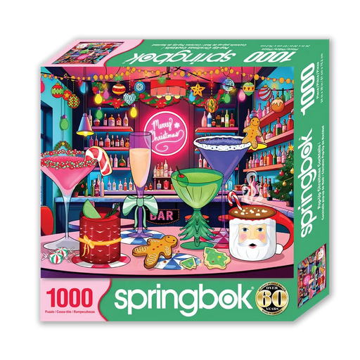 Pop-Up Christmas Cocktails 1000 Piece Jigsaw Puzzle Springbok - for just $19.99! 