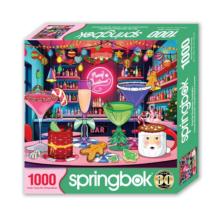 Pop-Up Christmas Cocktails 1000 Piece Jigsaw Puzzle Springbok - for just $19.99! 