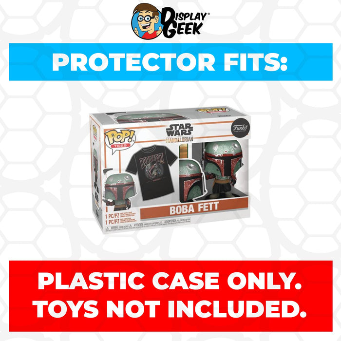 Pop Protector for Pop & Tee Boba Fett Metallic #462 Funko Box - for just $13.99! 