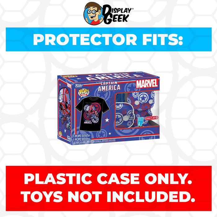 Pop Protector for Pop & Tee Captain America Art Series #36 Funko Box - Just $13.99! Shop now at Retro Gaming of Denver