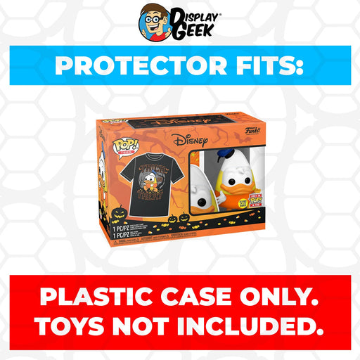 Pop Protector for Pop & Tee Donald Duck Halloween Costume Glow #1220 Funko Box - Just $13.99! Shop now at Retro Gaming of Denver