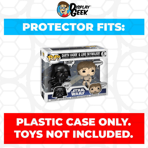 Pop Protector for 2 Pack Darth Vader & Luke Skywalker I am Your Father Funko Pop - for just $13.99! 