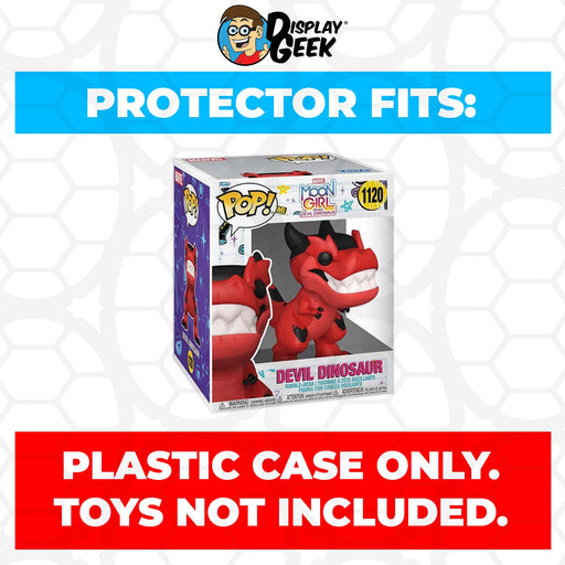 Pop Protector for 6 inch Devil Dinosaur #1120 Super Size Funko Pop - for just $13.99! 