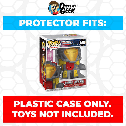 Pop Protector for 6 inch Omega Supreme #149 Super Size Funko Pop - for just $13.99! 