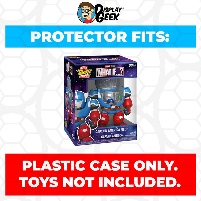 Pop Protector for Captain America Mech Funko Bitty Pop Bot - for just $13.99! 