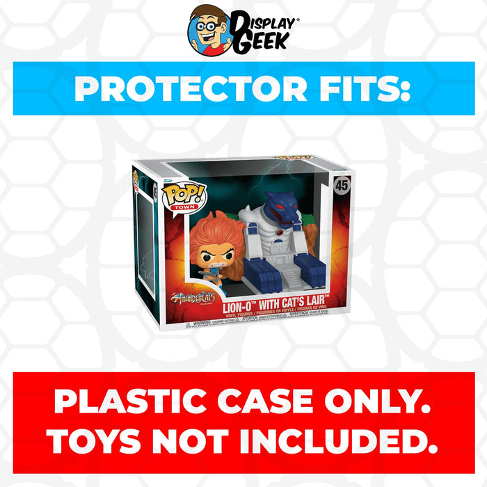 Pop Protector for Lion-O with Cats Lair #45 Funko Pop Town - for just $14.99! 
