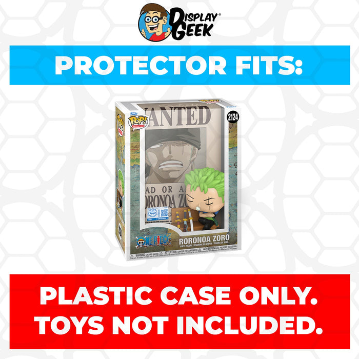 Pop Protector for Funko Pop Covers One Piece Wanted Poster Sanji #2571 Box - for just $14.99! 