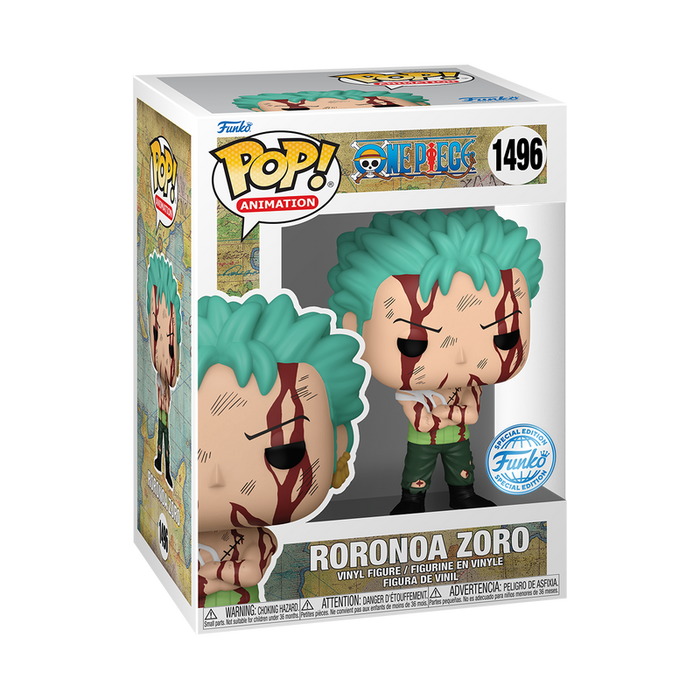 Funko POP! One Piece - Zoro (Nothing Happened) Vinyl Figure #1496 Special Edition Exclusive - for just $29.99! 