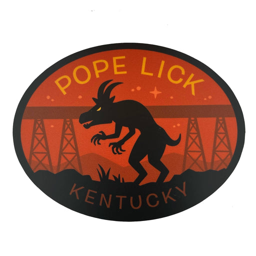 Pope Lick, Kentucky Travel Sticker - for just $3.50! 