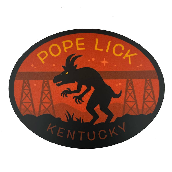 Pope Lick, Kentucky Travel Sticker - for just $3.50! 