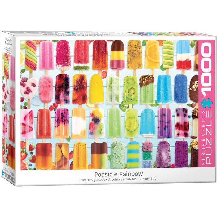 Popsicle Rainbow 1000 Piece Jigsaw Puzzle Eurographics - for just $21.99! 