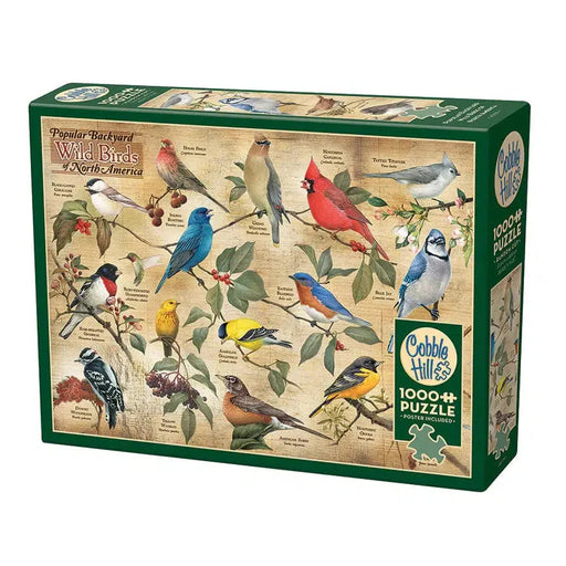 Popular Backyard Wild Birds of North America 1000 Piece Jigsaw Puzzle Cobble Hill - for just $19.99! 