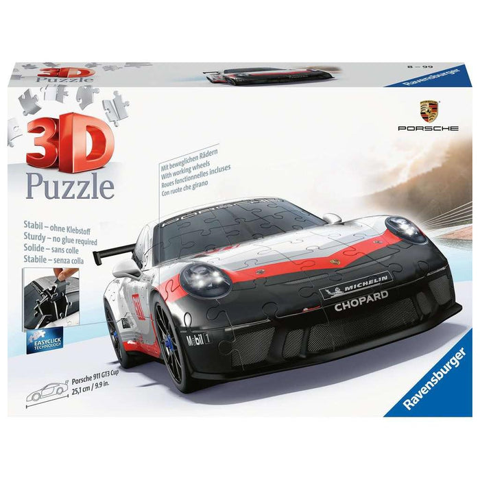 Porsche 911 GT3 Cup 152 Piece 3D Jigsaw Puzzle Ravensburger - for just $34.99! 