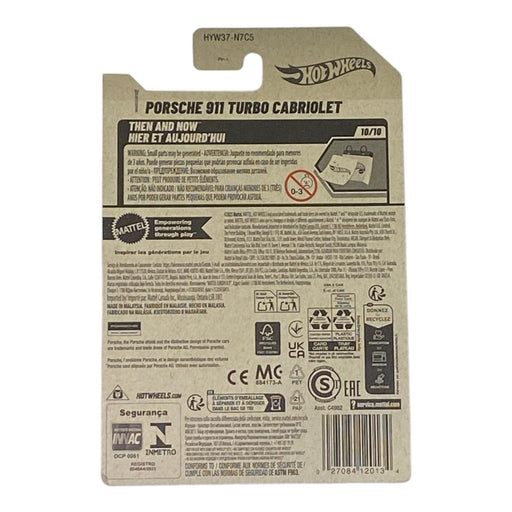 Hot Wheels Porsche 911 Turbo Cabriolet - Then and Now Series 10/10 - for just $1.79! 