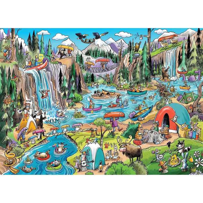 Portage Pandemonium 1000 Piece Jigsaw Puzzle Cobble Hill - for just $19.99! 
