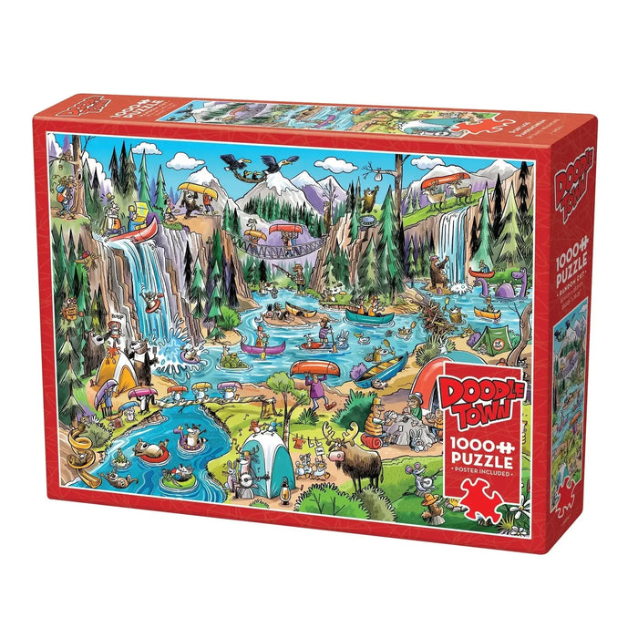 Portage Pandemonium 1000 Piece Jigsaw Puzzle Cobble Hill - for just $19.99! 