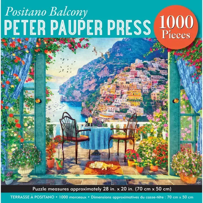 Positano Balcony 1000 Piece Jigsaw Puzzle Peter Pauper - for just $19.99! 