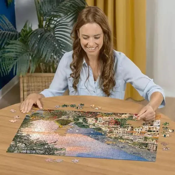 Positano Italy 500 Large Piece Jigsaw Puzzle Ravensburger - for just $24.99! 