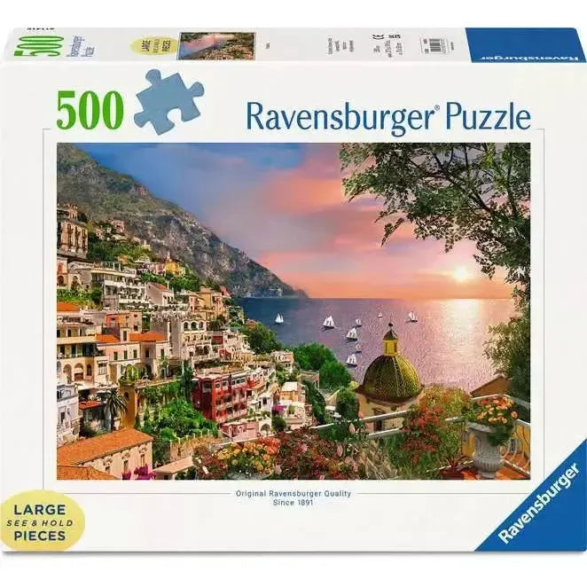 Positano Italy 500 Large Piece Jigsaw Puzzle Ravensburger - for just $24.99! 