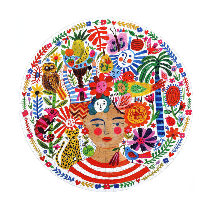 Positivity 500 Piece Round Jigsaw Puzzle eeBoo - for just $26.99! 