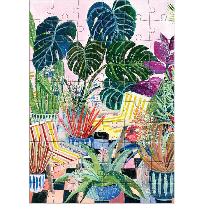Potted Plants Greeting Card 60 Piece Jigsaw Puzzle Galison - for just $7.99! 