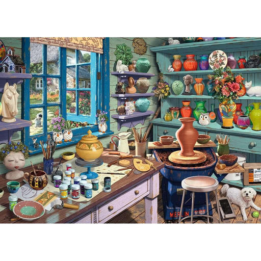 Pottery Studio Sanctuary 500 Piece Jigsaw Puzzle Ravensburger - for just $24.99! 