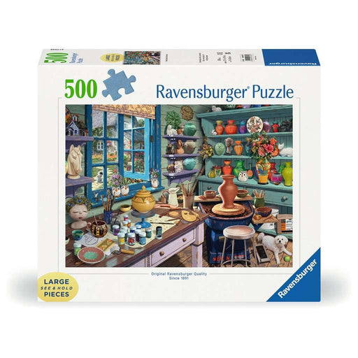 Pottery Studio Sanctuary 500 Piece Jigsaw Puzzle Ravensburger - for just $24.99! 