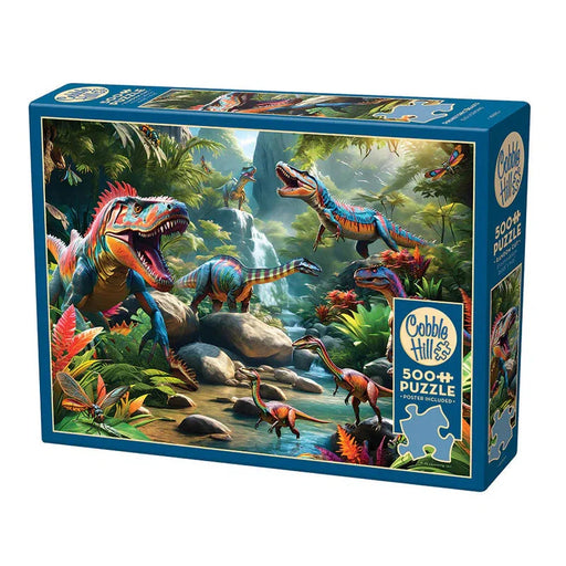 Prehistoric Beasts 500 Piece Jigsaw Puzzle Cobble Hill - for just $17.99! 