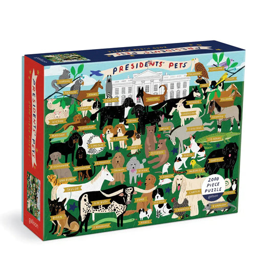 Presidents' Pets 2000 Piece Jigsaw Puzzle Galison - for just $29.99! 