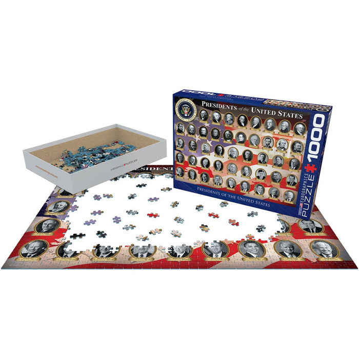 Presidents of the United States 1000 Piece Jigsaw Puzzle Eurographics - for just $19.99! 