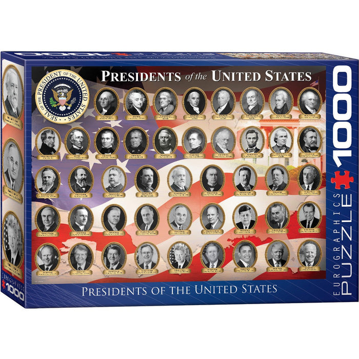 Presidents of the United States 1000 Piece Jigsaw Puzzle Eurographics - for just $19.99! 