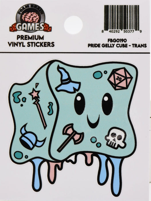 Pride Gelly Cube Sticker: Transgender - for just $3! 